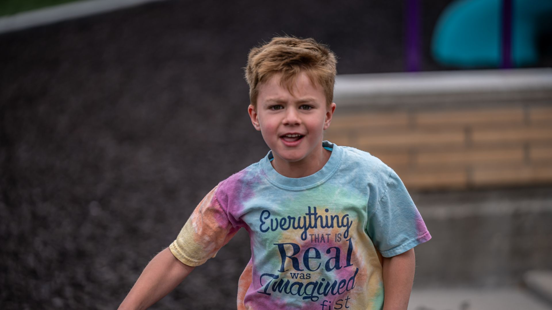 Elementary school student at SKAGGS catholic center.