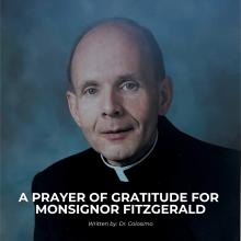 A Prayer of Gratitude for Monsignor Fitzgerald